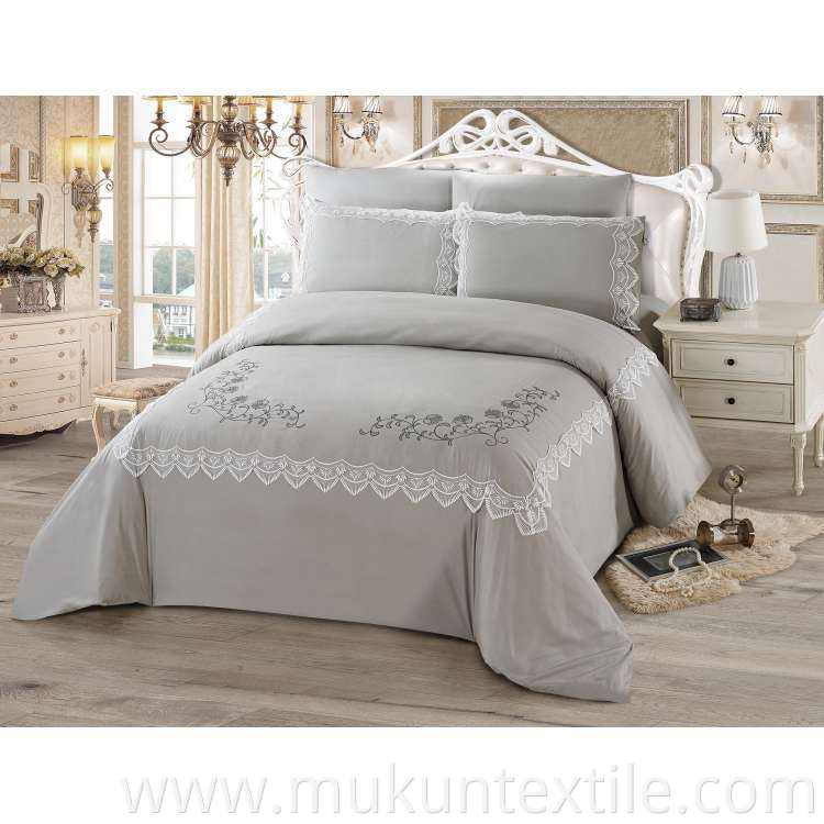  Cotton Embroidery Bedding Set